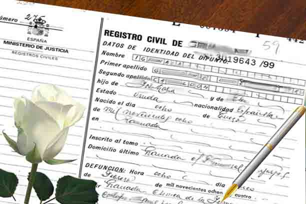 certificado defuncion en logroño