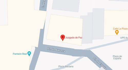situación Registro Civil Nájera Rioja