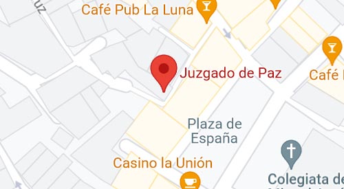 plano Registro Civil Juzgado de paz de Alfaro